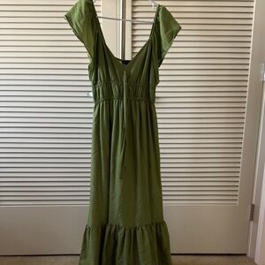 Blu Pepper Olive Maxi Dress